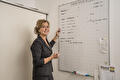 Eemsdelta legt uit op een whiteboard